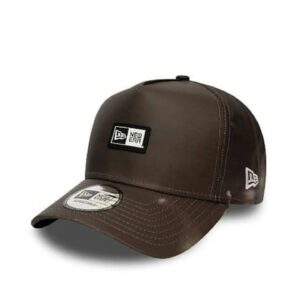 Gorra new era cap  ajustable color marrón